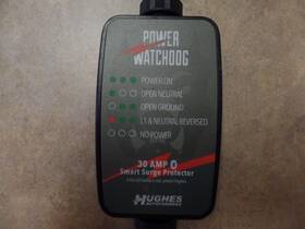 40126 Hughes Autoformer Power Watchdog Pwd30-30amp Bluetooth Surge Protector 30 Amp Portable