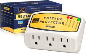 Hvac Yellow Hat 445020910916 Voltage Protector 120v 12a 1440w 3 Outlets Surge For Refrigerator Wa