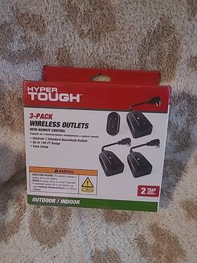 710210 Hyper Tough 3 Pack Wireless Outlets