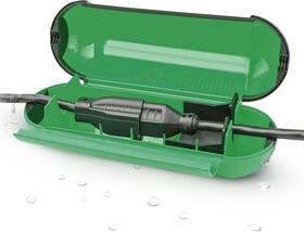 Ideas In Life 738223016613 Outdoor Extension Cord Cover To Keep Electrical Plugs Dry And Intact - Green