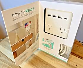 Ihome 812350255821 Power Reach 18w Usb-c Delivery Port Fast Charge 6ft Cord Magnetic Mt