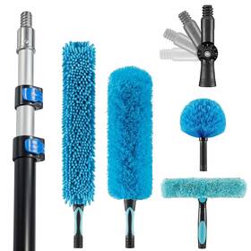 Inc 711181479638 20 Foot High Ceiling Fan Duster With 5-12 Extension Pole Extendable Reusab