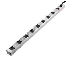 Inland 012405031978 Products 8 Outlet Aluminum Power Strip Silver 03197