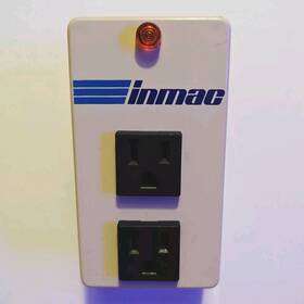 6643 Inmac 2 With Light Diagnostic Surge Protector Plug Wall Mounted Made In Usa