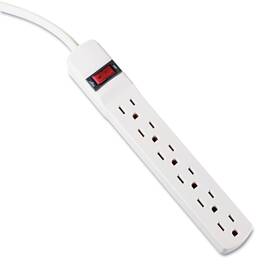 73315 Innovera 801593220345 Six-outlet Power Strip 15-foot Cord 1-15/16 X 10-3/16 1-3/