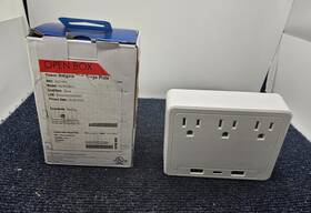 Ns-pwt3a1c Insignia Wall Tap Surge Protector 3 Outlet 600 Joules - White