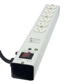 Intermatic 313106825805 6 Ft. 6-outlet Surge Protector Strip Computer Grade With Emi/rfi Noise Filtratio