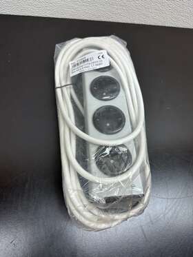 52904 International Configurations European German Schuko 4 Outlet Power Strip