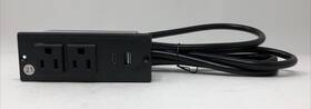 By213-q021 Intertek 5011080 Bayu Recessed Power Strip Socket With Usb-a 2usb