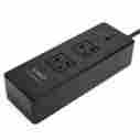 Ipc-2a4u Orico 2-outlet Travel Surge Protector With 4 Usb Charger Ports Black