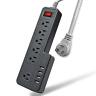Jackyled234 Jackyled Usb Ports Electric Mountable Power Strip Long Extension Cord