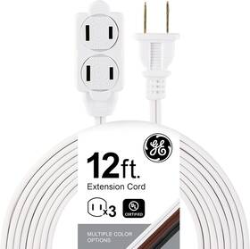 51954 Jasco Products Company Llc Ge 3-outlet Extension Cord 12 Ft Power Strip 2 Prong White