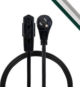69877 Jasco Products Company Llc Ge 3 Flat Ft Grounded With Multiple Prong Extender Plug Power Strip Ind