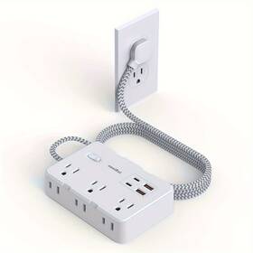 Jcblaon 445007572588 Us Plug Ac Outlet Multiprise Power Strip Braided Extension Cord Smart Home Elect