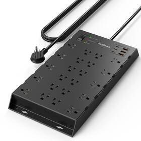 Jcblaon 704444753866 22 Outlets And 6 Usb Big Power Strip Surge Protector With 3usb C A Char