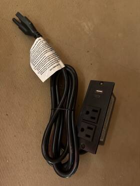 Pdu-2-usb Jensen Enterprises Jenson Jn-2003 Desk Power Distribution Unit 125v 1500w Usb A/c Etl