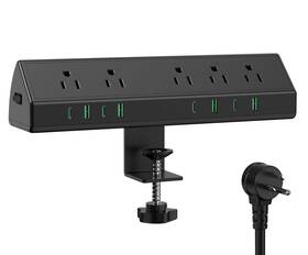 69eb8a5d7ff18be2d289ad80 Jgstkcity Desk Clamp Power Strip 45w Fast Charging Station 4 Usb C A Mount