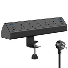 B0bxp2ztwb Jgstkcity 40w Fast Charging Station Desk Clamp Power Strip With 4 Pd Usb-c Ports 5 Ac