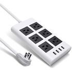 Jkd18203wb Power2 Usb Power Right Angle Plug Ports Output Outlets 712804830195