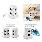 Jkitty Tower Multi Outlet With Usb Charging Station 765470904769