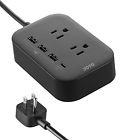 Joto-ql02-black Joto Surge Protectors 2 Outlet