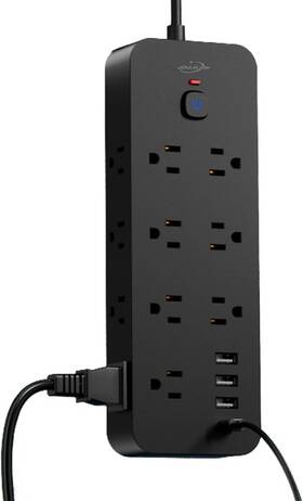 Jouleloom 445038628629 Surge Protector Power Strip With Usb Ports 14 Ac Outlets 4 1 Us