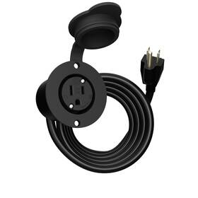 Hjp-5279-gcr1-b10 Journeyman-pro 10 Foot 15a Weatherproof Outdoor Power Outlet By 15 Amp 110/12