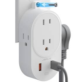 Ps0402 Jsaux Multi Plug Outlet Extender With Usb Ports