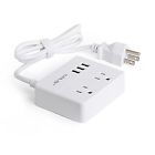 Jsver-ps2021 Jsver Compact Power Strip 645195310123