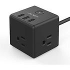 Jsverps3032bk Travel Power Strips With Ac Outlet And Usb 645195311144