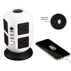 Jw 401 Mesuvida Power Strips Surge Protector Tower Outlets 686560254307