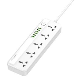 K Kri Ger 841915005854 Universal Power Strip Surge Protector 5 Outlets 6 Usb Ports Child Saftey Latc
