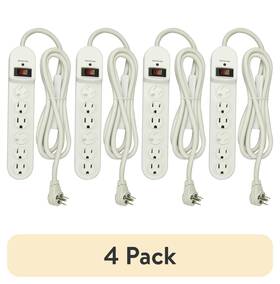 Ps636f-2a Kab Enterprise Co. Ltd. W Hyper Tough 6-outlet Surge Protector 900 Joules 6ft Cord - 4 Pack
