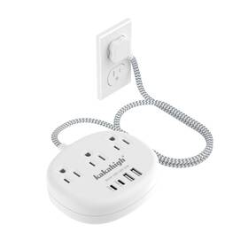 1080j Kakahigh 768447476726 Short Extension Cord 5 Ft - Small Surge Protected 162