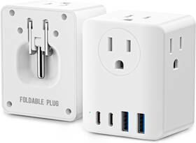 Kakyanill 313024675643 Cruise Essentials Ship Power Strip With Usb Foldable Multi Plug Outlet