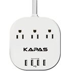 Kapas3outlet Kapas Power Strips Strip Surge Protector Premium Outlet 814207027704