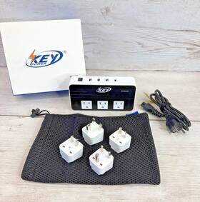 Sgr-hs260a Key Power Sgr-hs26a 230 Watt Travel Adapter And Converter With Eu Plugs Freshp