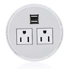 Kfpgw01 Kungfuking Desktop Power Grommet Hub Socket Dual Usb Ports For