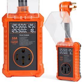 16000j Krevz Df-20 Rv Surge Protector 50 Amp With Safety Certification Upgraded All-in-