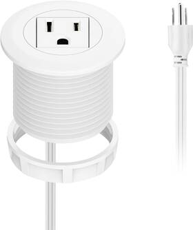 Gg14 Kungfuking Mini Desktop Power Hub Grommet Desk Outlet Charge Stantion Build-in 1 Us Standa