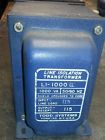 L1-1000g Line Isolation Transformer Volt Unit Tested Good