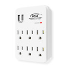 La-6k Crst Wall Tap Joules Surge Protector With Dual 756708605886