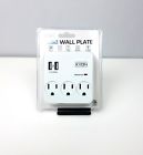La3ka Xyon Surge Protector Wall Plate With Usb Ports 853956007124