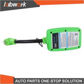 Tl35035q Labwork 15 Amp To 30 Rv Adapter With Surge Protector 5000j Green