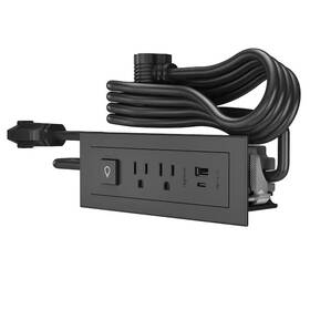 Legrand 313029491408 6-ft 2 -outlet -usb Ports Indoor Black Power Strip