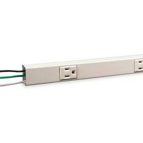 Nm24gb612 Legrand Prewired Raceway Power Strip 6 Outlet Plugmold 6ft Ivory Wall Mount 20a