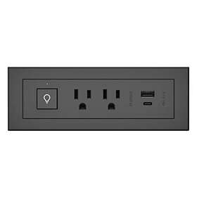 Legrand-wiremold 786776192490 Power Strip By With Usb And Switch Under Desk 6 Ft