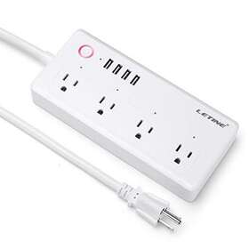 Letine 414761529502 Smart Power Strip Work With Alexa Google Home 4.92ft Surge Protector Extensio