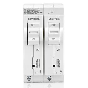 Lspd2-t Leviton 078477270295 Surge Protective Device With 20a 1-pole Plug-on Standard Branch Circu