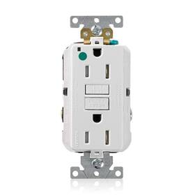 Gftr1-hgw Leviton 078477723616 15a-125v Extra-heavy Duty Hospital Tamper-resistant Duplex Self-tes